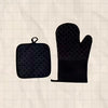 Silicone Oven Mitt and Pot Holder Set