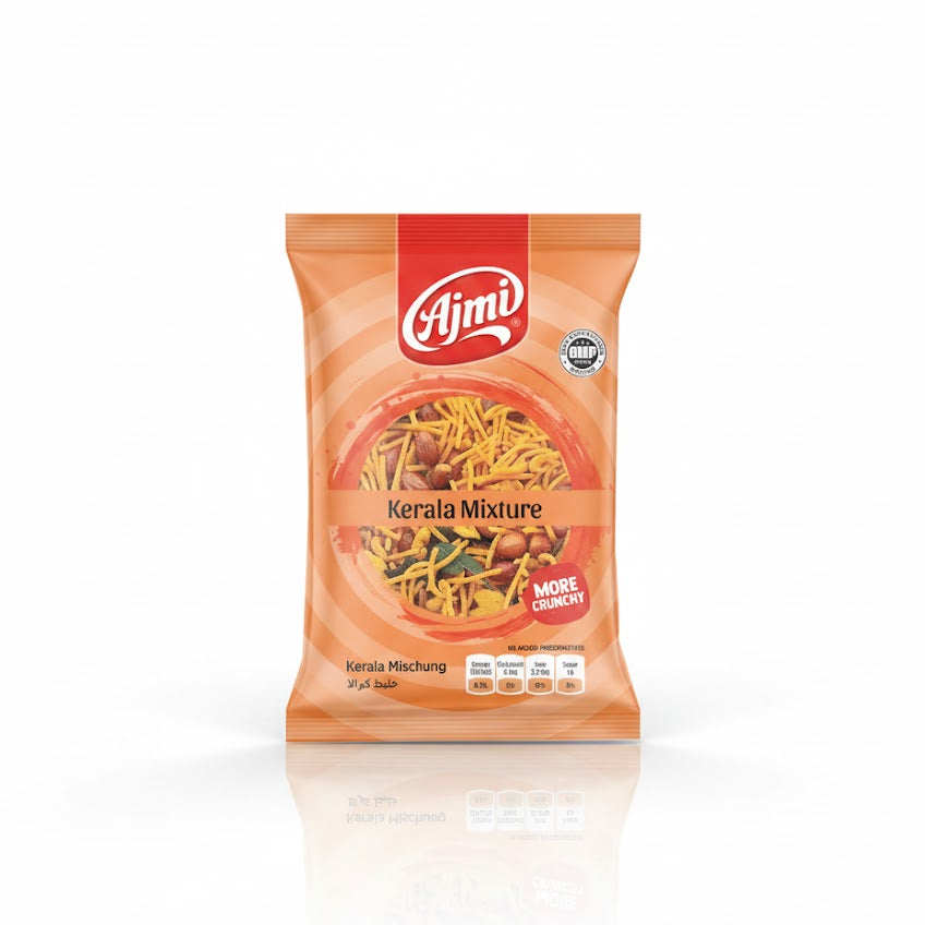 Ajmi Kerala Mixture Snack - More Crunchy! – Trail & Snack Mixes, Kerala special food product, for customers in the UK