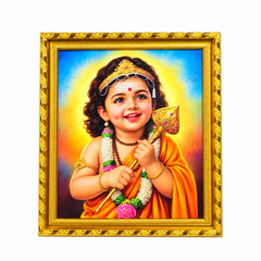 Lord Murugan Photo Frame - A4 Size