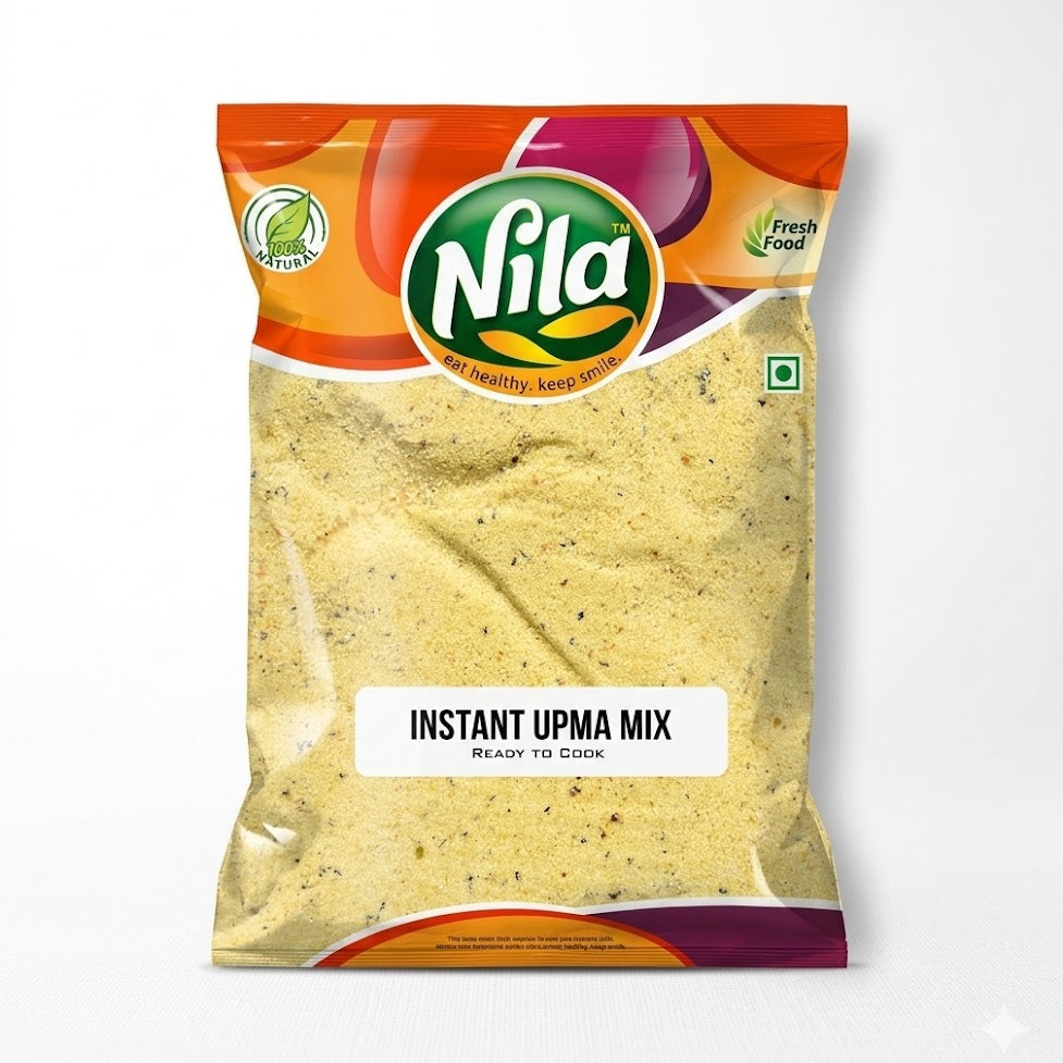 This is a pack of Instant Upma Mix from the brand Nila. It is a ready-to-cook product that provides a quick and convenient way to prepare a traditional South Indian breakfast.
This product is available in the UK at theindianshelf.co.uk.
