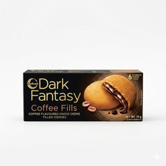Sunfeast Dark Fantasy Coffee Fills
Indulge in the perfect blend of rich cocoa and aromatic coffee with Sunfeast Dark Fantasy Coffee Fills. These premium cookies feature a crunchy golden exterior with a luxurious, molten coffee-flavored choco crème center.
This product is available in the UK at theindianshelf.co.uk.