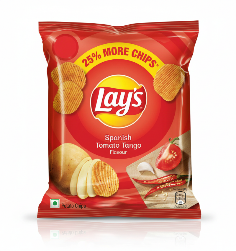 Lay's Spanish Tomato Tango Flavour Potato Chips by Lays – Chips, Indian grocery product, for customers in the UK