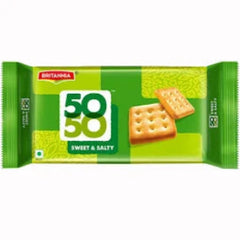 Britannia 50-50 Sweet & Salty Biscuits | (3x62g )
