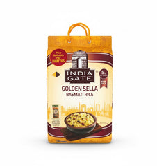 India Gate Golden Sella Basmati Rice - 5 Kg by The Indian Shelf – Rice, Indian grocery product, for customers in the UK