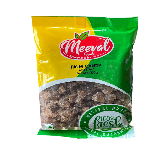 Meeval Foods Palm Candy Crystals (200g) by The Indian Shelf – Indian grocery product, for customers in the UK
