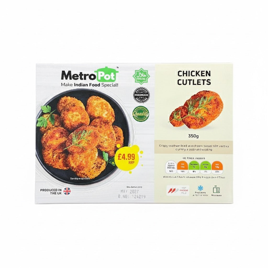 MetroPot Chicken Cutlets – 350g