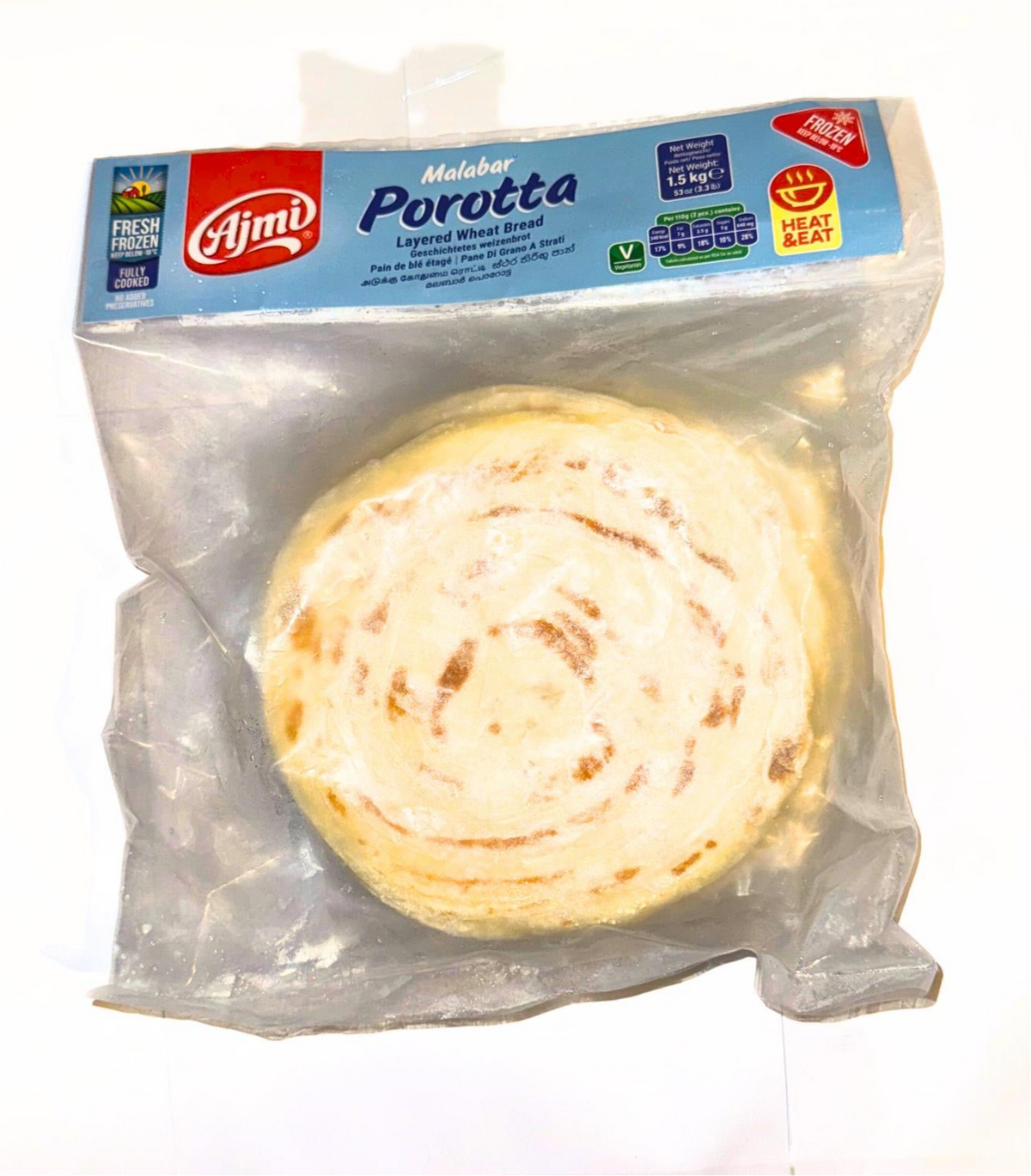 Malabar Catering Porotta 1.5 Kg by Ajmi
