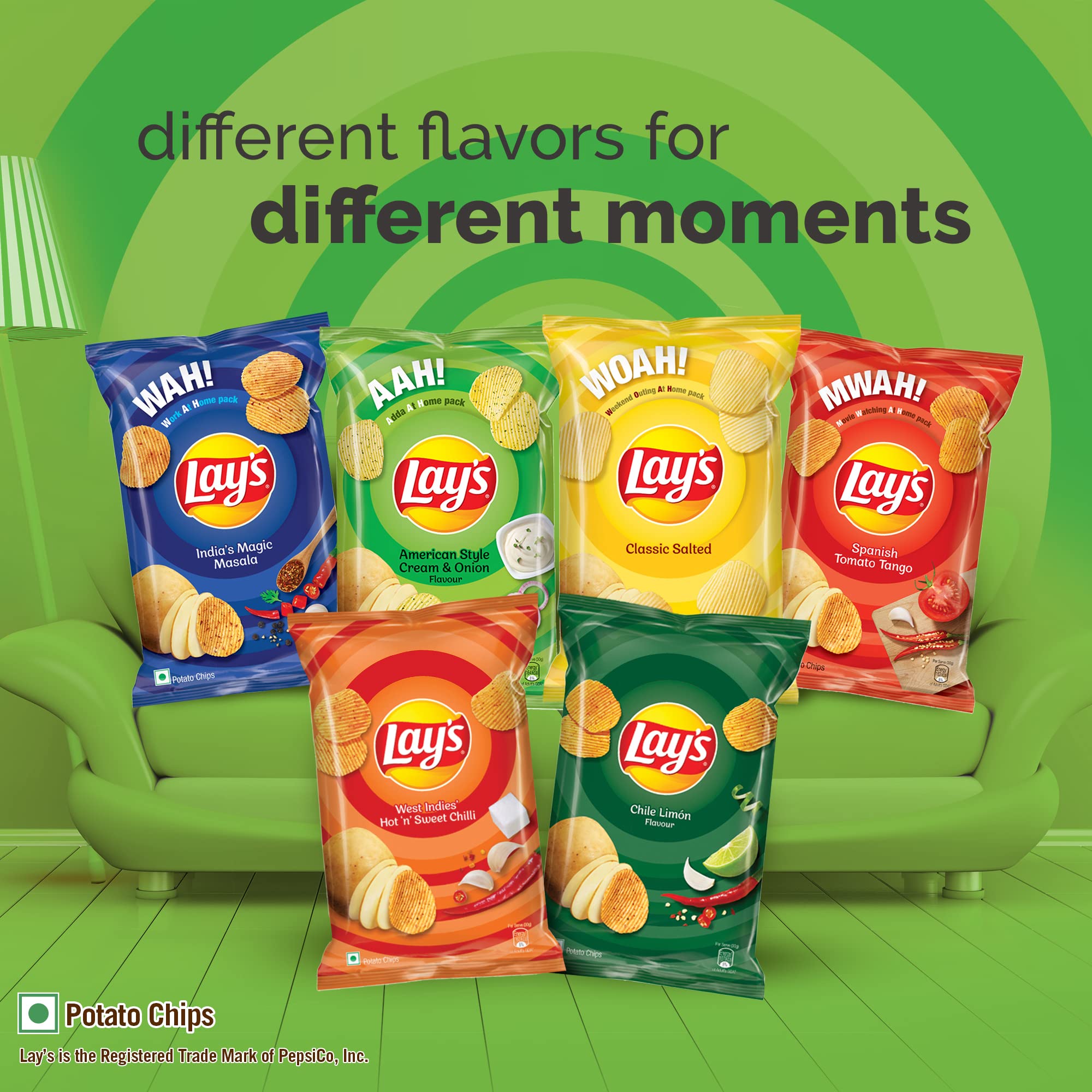 Lay’s American Style Cream & Onion Chips | Classic Flavored Potato Chips