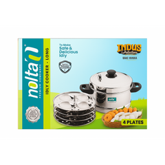 Nolta Stainless Steel Idli Cooker (4 Plates)