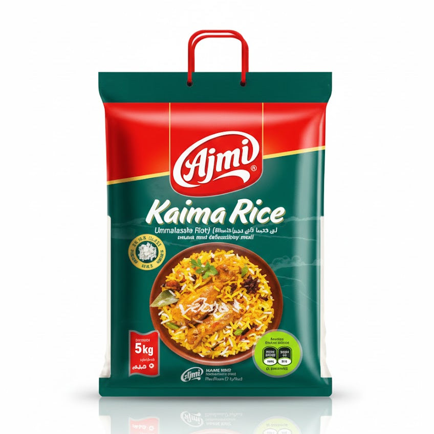 Ajmi Kaima Rice (Jeerakasala Rice) - Premium Quality (5 Kg) by The Indian Shelf – Rice, Indian grocery product, for customers in the UK