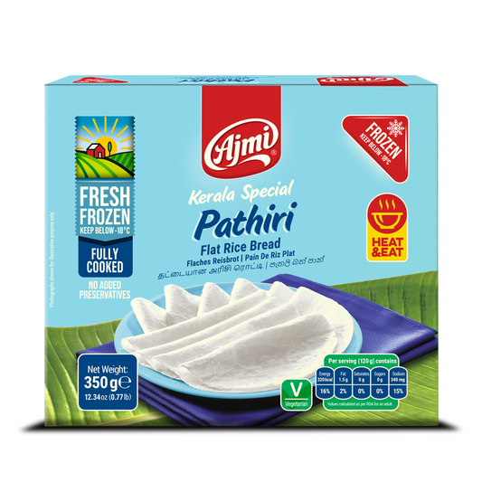 Ajmi Kerala Special Pathiri (Frozen Heat & Eat Flat Rice Bread) – Uncategorized, Kerala special food product, for customers in the UK