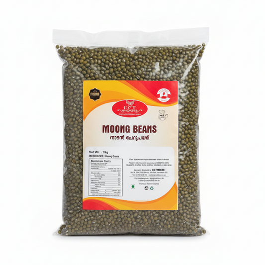 Moong Beans (Nadan Cherupayar) - 1Kg by Cct – Dry Beans, Indian grocery product, for customers in the UK