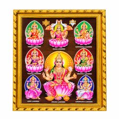 Ashta Lakshmi (Eight Forms of Lakshmi) Photo Frame - A4 Size