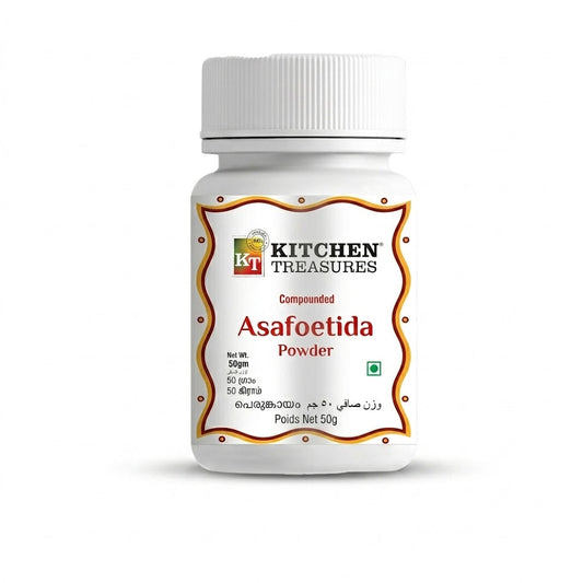 Kitchen Treasures Compounded Asafoetida Powder
Add an authentic savory depth to your dishes with Kitchen Treasures Compounded Asafoetida Powder. This 100g bottle contains high-quality Hing, a staple in Indian cuisine known for its unique aroma and ability to enhance the umami profile of vegetarian cooking.
This product is available in the UK at theindianshelf.co.uk.
