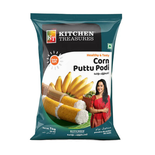 Kitchen Treasures Corn Puttu Podi – 1kg by The Indian Shelf – Uncategorized, Kerala special food product, for customers in the UK
