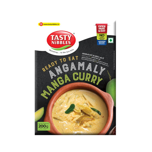 Tasty Nibbles Angamaly Manga Curry – 200g by The Indian Shelf – Prepared Meals & Entrées, Indian grocery product, for customers in the UK