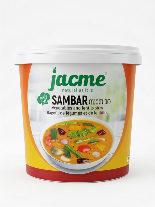 Jacme Ready-to-Eat Frozen Sambar – 1kg