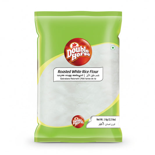 Double Horse Roasted White Rice Flour 1kg – Indian grocery product, for customers in the UK