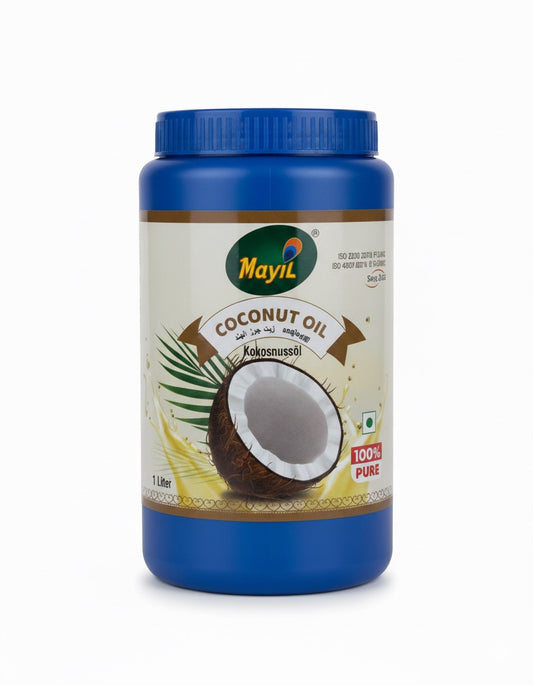 Mayil Coconut Oil – 1Ltr (100% Pure & Natural) by The Indian Shelf – Uncategorized, Indian grocery product, for customers in the UK