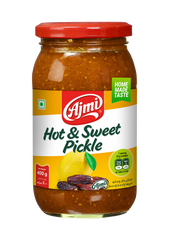 Hot and Sweet pickle 400g by Ajmi