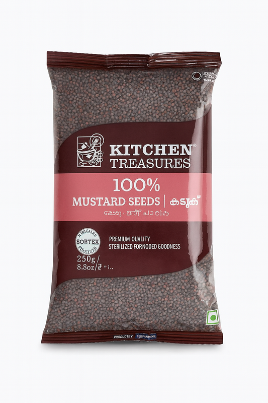 Mustard seeds By Kitchen Treasures – Mustard, Indian grocery product, for customers in the UK