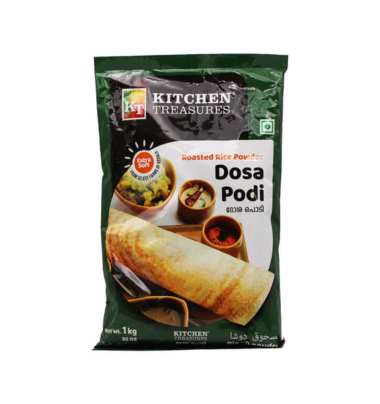 Kitchen Treasures Dosa Podi – Roasted Rice Powder (1kg) – Batter & Coating Mixes, Indian grocery product, for customers in the UK