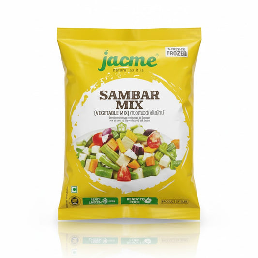 Jacme Sambar Mix (Vegetable Mix) 400g – Prepared Meals & Entrées, Kerala special food product, for customers in the UK