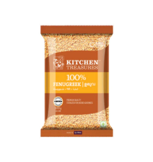 Fenugreek seed (Uluva) 250g  by Kitchen Treasures by The Indian Shelf – Herbs & Spices, Indian grocery product, for customers in the UK