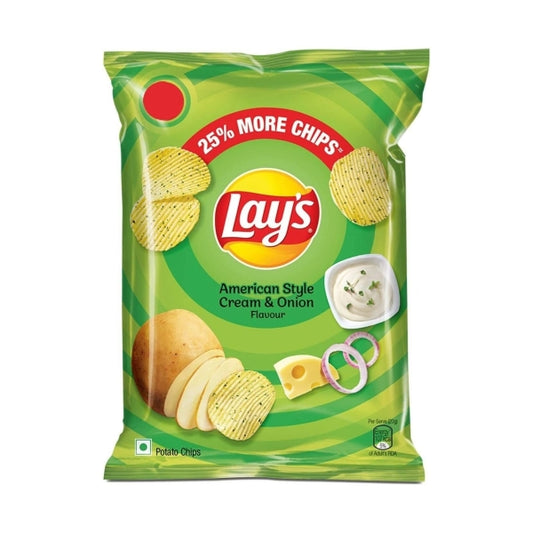 Lays-American style Cream & Onion – Uncategorized, Indian grocery product, for customers in the UK