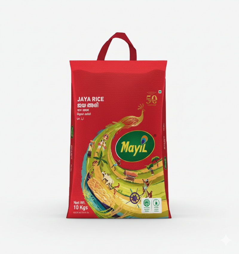 Mayil Jaya Rice - (10 Kgs) by The Indian Shelf – Rice, Indian grocery product, for customers in the UK