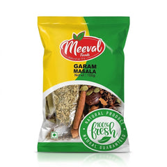 Meeval Garam Masala
This is a 100g pack of Garam Masala from Meeval Foods. Unlike many powdered versions, this pack features whole, aromatic spices including cinnamon sticks, star anise, and cardamom pods, ensuring a 100% fresh and potent flavor. It is a natural, vegetarian-friendly essential for adding warmth and depth to authentic Indian curries and rice dishes.This product is available in the UK at theindianshelf.co.uk.