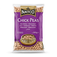 Natco Chick Peas
Bring protein-rich versatility to your pantry with Natco Chick Peas. This 500g pack features premium quality, dried garbanzo beans that are carefully selected for their texture and earthy flavor. They serve as a fundamental ingredient for a wide range of global cuisines.This product is available in the UK at theindianshelf.co.uk.
