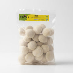 Royal Delicacy Idly 750g frozen pack, featuring authentic and fluffy steamed rice cakes for a traditional South Indian meal, is available at theindianshelf.co.uk.