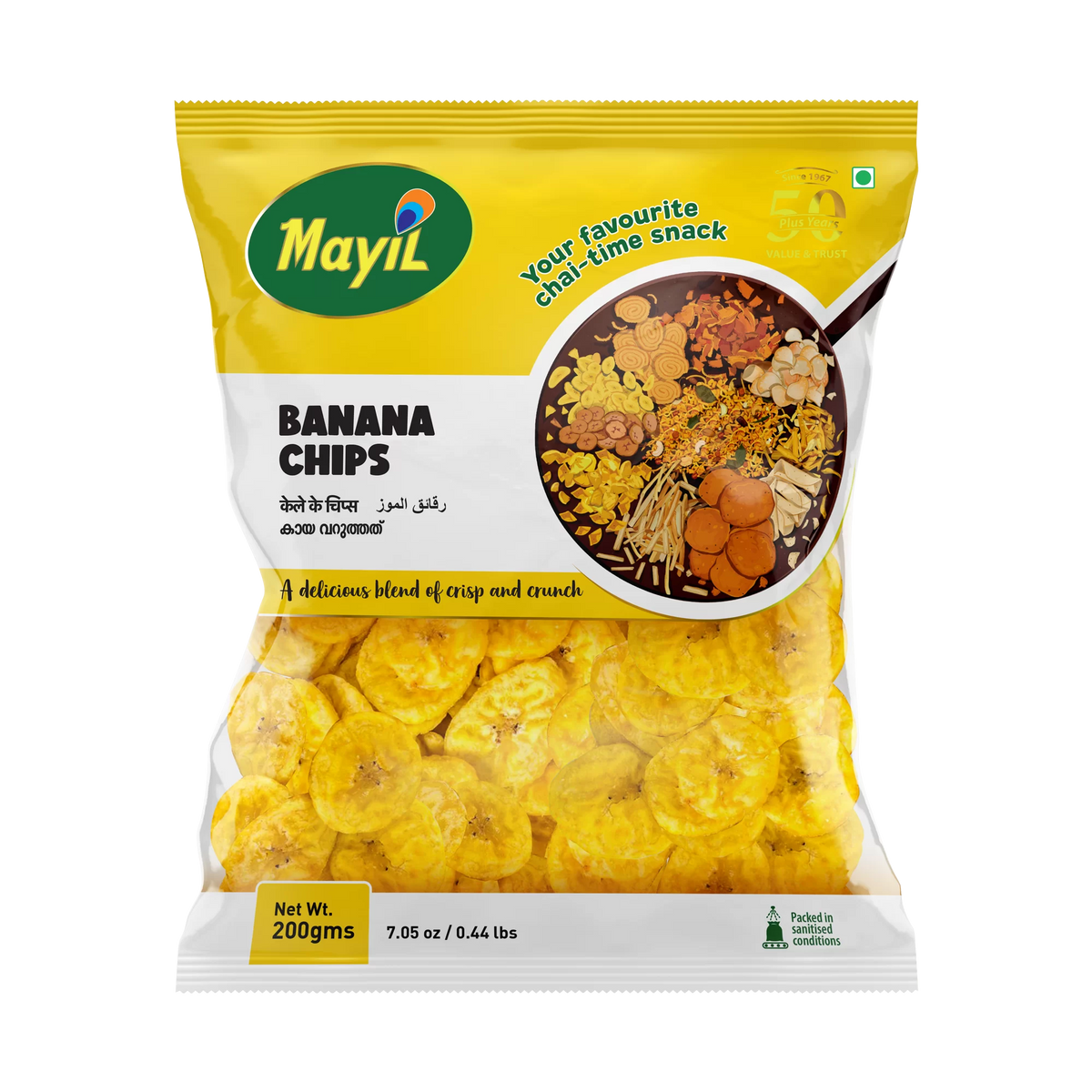 Mayil Banana Chips – 200g | Authentic Kerala Style Snack