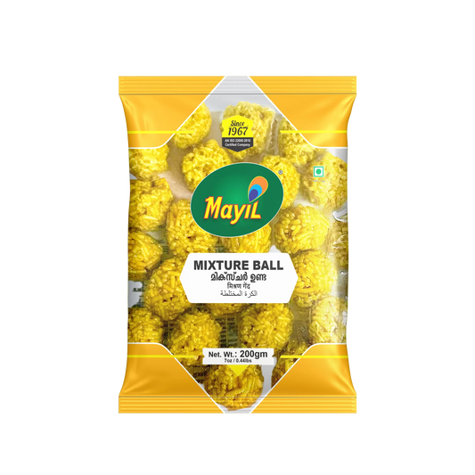 Mayil Mixture Ball – Crunchy Festive Snack by The Indian Shelf – Trail & Snack Mixes, Kerala special food product, for customers in the UK