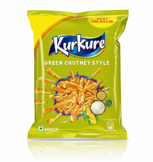 Kurkure Green Chutney Style – Trail & Snack Mixes, Indian grocery product, for customers in the UK