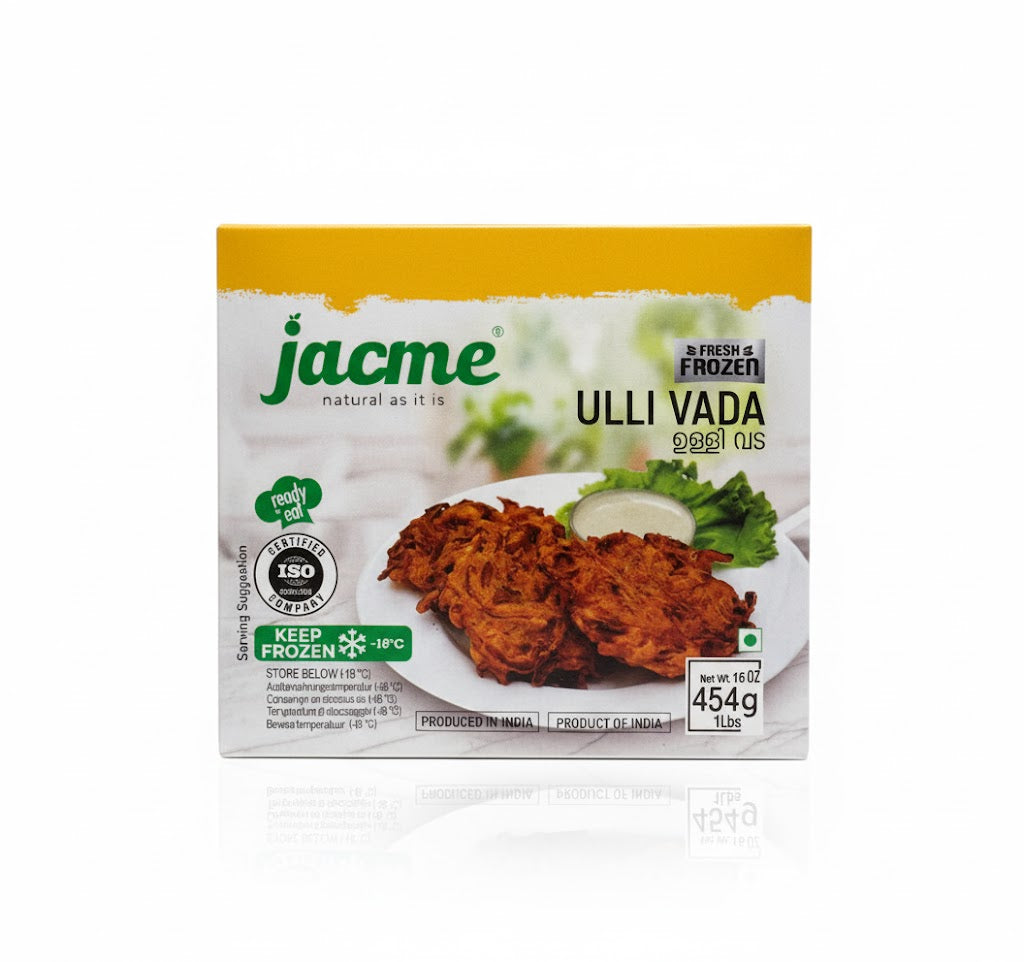 Jacme Fresh Frozen Ulli Vada (Onion Fritters) - 454g