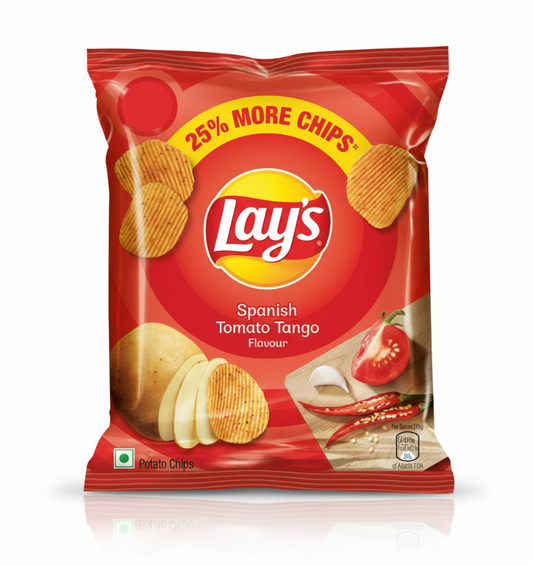 Lay's Spanish Tomato Tango Flavour Potato Chips by Lays – Chips, Indian grocery product, for customers in the UK