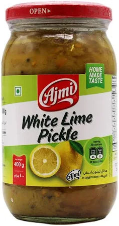 WHITE LIME PICKLE 400gm by Ajmi