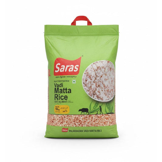Saras Vadi Matta Rice (10 kg) by The Indian Shelf – Rice, Indian grocery product, for customers in the UK